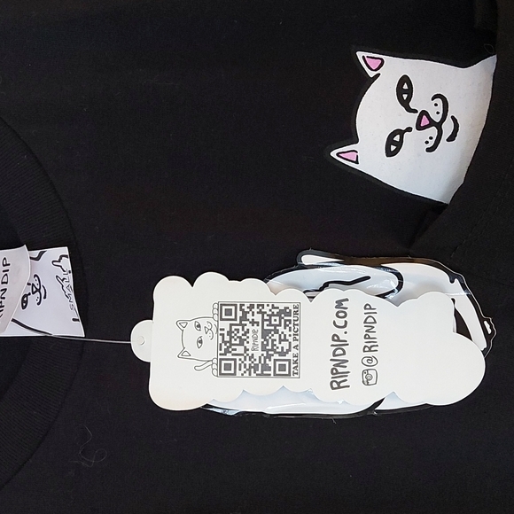 NWT RipN Dip Cat Tshirt Black Size Small - Picture 6 of 6